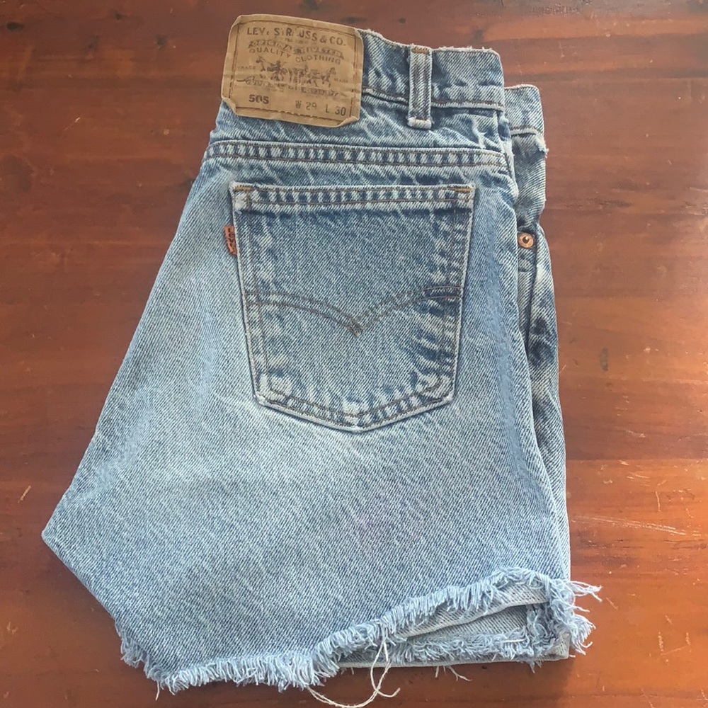 Levi’s 505 Orange Label 29 Jean Shorts